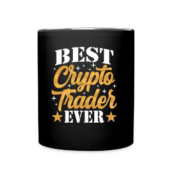 Bester Krypto Trader Aller Zeiten Crypto Traden - Tasse einfarbig - Schwarz - Vorne