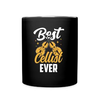 Meilleur violoncelliste de tous les temps Musicien Violoncelle Violoncelle - Mug uni - noir - Devant