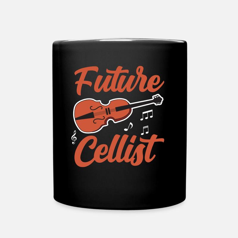 Zukünftiger Cellist Cello Cellos Musiker - Tasse einfarbig - Schwarz