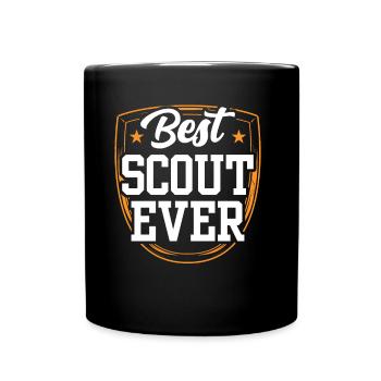 Bester Pfadfinder Überhaupt Zeltlager Sippe - Tasse einfarbig - Schwarz - Vorne