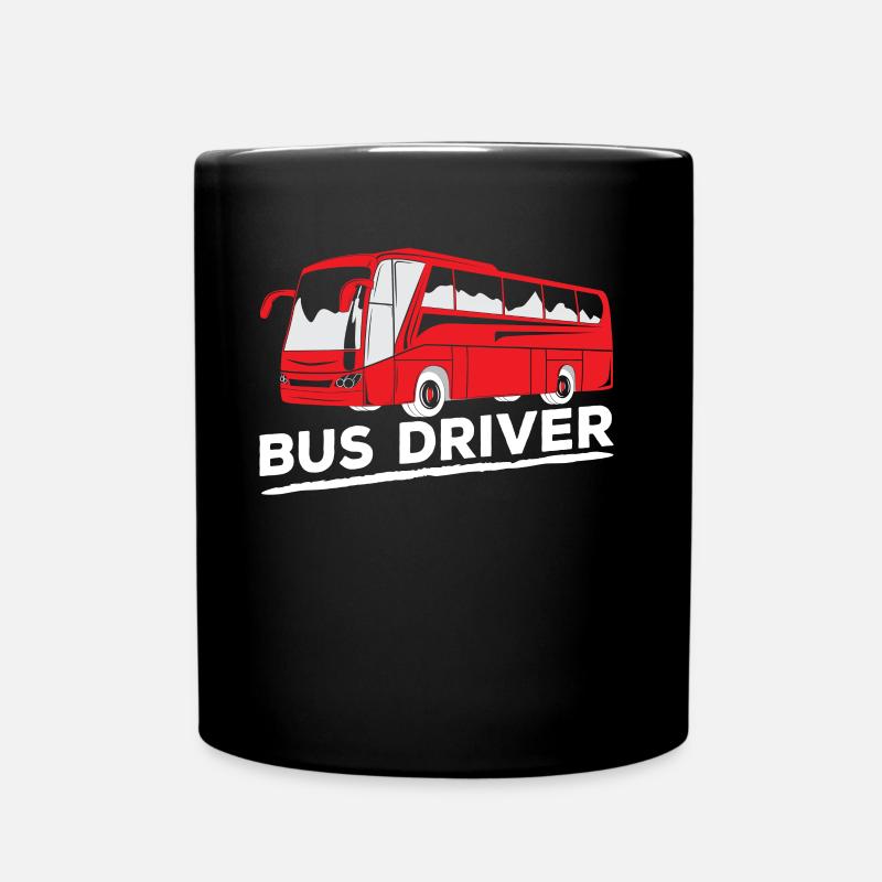 Busfahrer Reisebus Busfahren - Tasse einfarbig - Schwarz