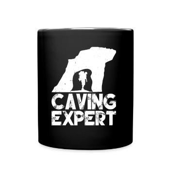 Speleologist Caving Caving Cave - Full Colour Mug - black - Front