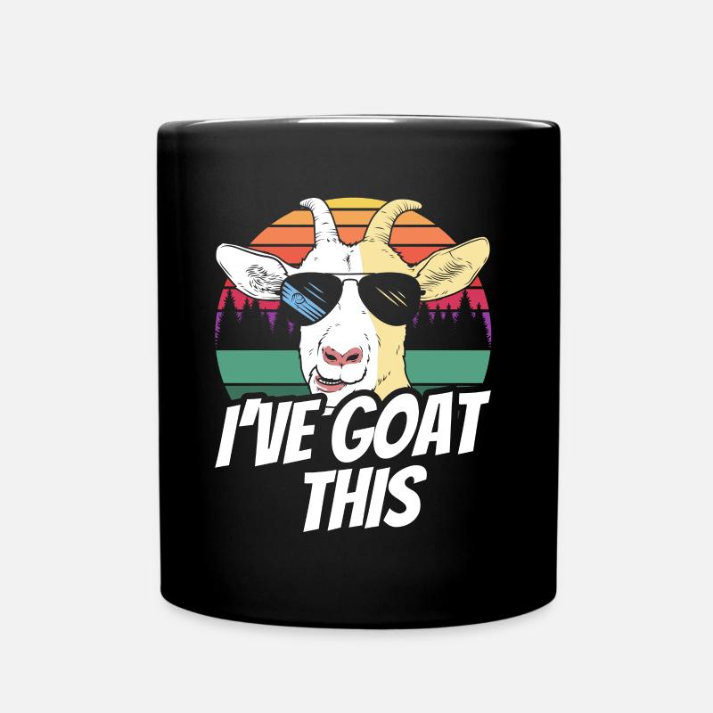 J’ai ça sous contrôle J’ai Chèvre Cet animal de chèvre - Mug uni - noir