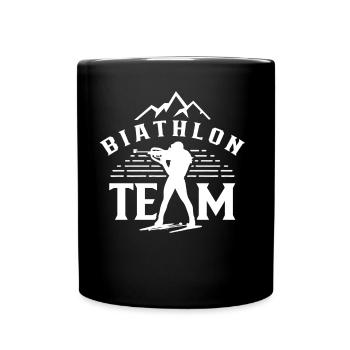 Biathlon Team Biathlete Biathlons Sports Biathlete - Full Colour Mug - black - Front