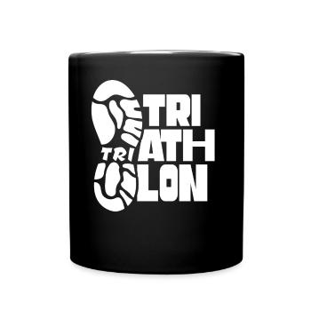 Triathlon Triathlete Sport Triathlete Triathlons - Full Colour Mug - black - Front