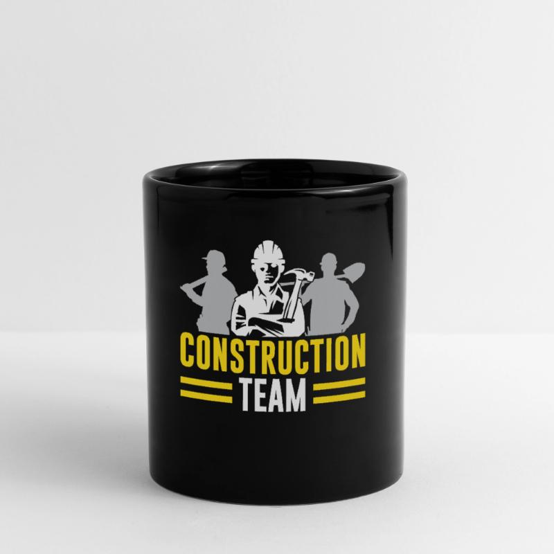 Construction Team Construction Site Teamwork Construction Workers Full Colour Mug