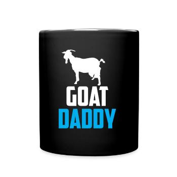 Goats Papa Boy Type Animal Domestic Goat Goat - Full Colour Mug - black - Front
