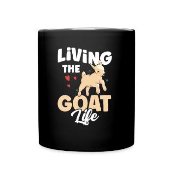 Chèvres Vie Animal Chèvre Amoureux Chèvre domestique - Mug uni - noir - Devant