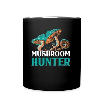 Mushroom pickers Mushroom pickers Mushroom pickers Mushroom picking - Full Colour Mug - black - Front