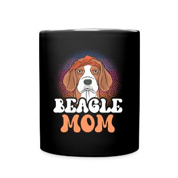 Beagle Mama Puppy Beagles Dog Lovers - Mug uni - noir - Devant