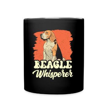 Beagle Whisperer Beagles lover chiot dog - Mug uni - noir - Devant