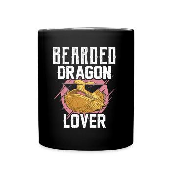 Bearded Dragon Lover Animal Bearded Dragon Pet - Full Colour Mug - black - Front