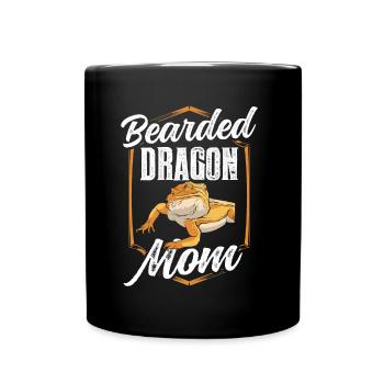 Bearded Dragon Mama Girl Bearded Dragon Bearded Dragon - Full Colour Mug - black - Front