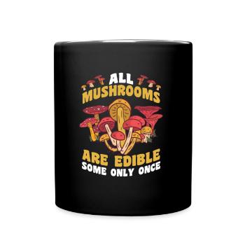 Cueilleur de champignons Cadeau | Cueillette de champignons Champignon Champignon - Mug uni - noir - Devant