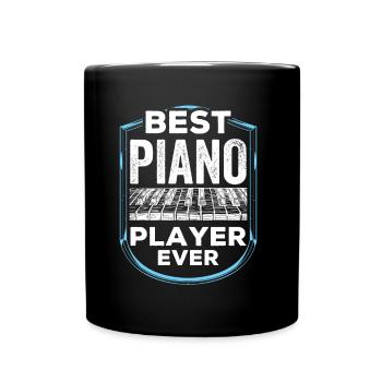 Meilleur pianiste musicien de piano de tous les temps - Mug uni - noir - Devant