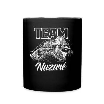 Team Nazaré Surfer Surfing Surf Vagues - Mug uni - noir - Devant