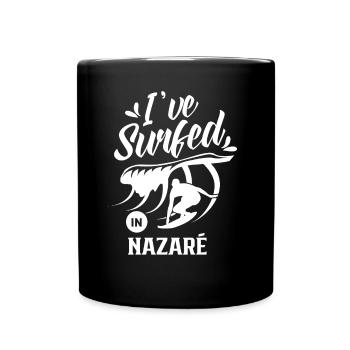 J’ai surfé à Nazaré Surfing Surfer - Mug uni - noir - Devant