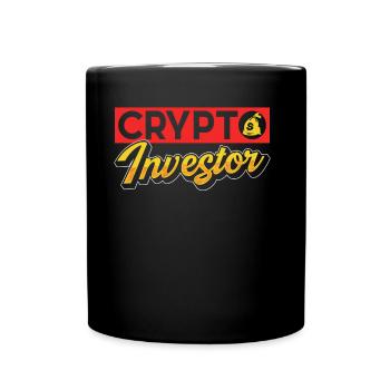 Crypto Investor Crypto Invest Investors Invest - Full Colour Mug - black - Front