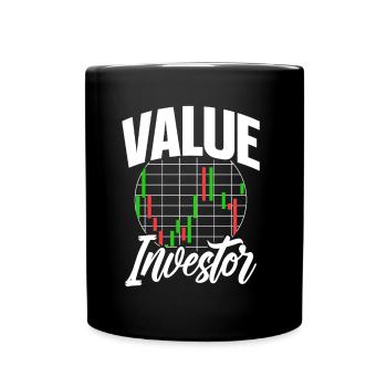 Value Investor Anleger Finanzier Investieren - Tasse einfarbig - Schwarz - Vorne
