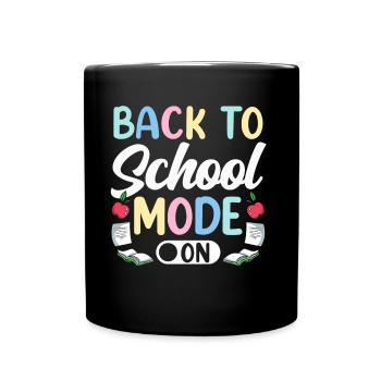 Mode retour à l’école Un enseignant de retour à l’école - Mug uni - noir - Devant