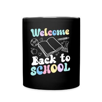 Bienvenue à la rentrée scolaire Enseignants - Mug uni - noir - Devant