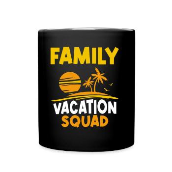 Family Holiday Squad Family Holiday Family - Mug uni - noir - Devant