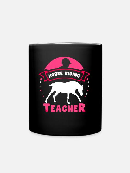 Moniteur d’équitation Cours d’équitation Équitation - Mug uni - noir