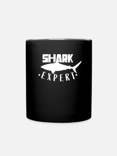 Requins experts Requins Dent de requin Requin plongeur - Mug uni - noir