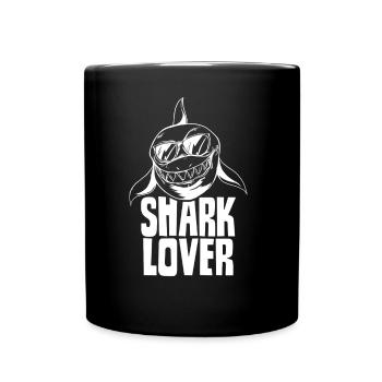 Shark lover Sharks Shark Shark Diving Shark Tooth - Full Colour Mug - black - Front