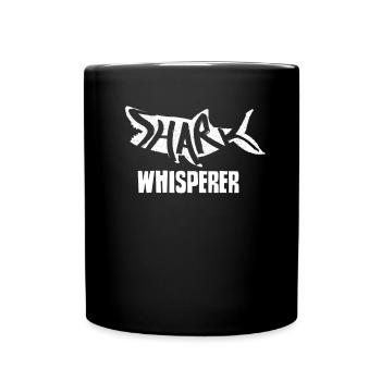 Shark Whisperer Shark Whisperer Sharks Shark Tooth Shark - Full Colour Mug - black - Front