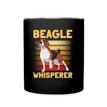 Beagle Whisperer Lover Puppy Beagles Dog - Mug uni - noir - Devant