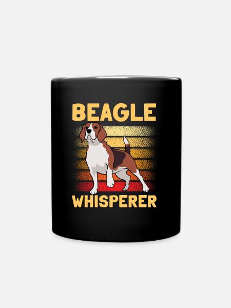 Beagle Whisperer Lover Puppy Beagles Dog - Mug uni - noir