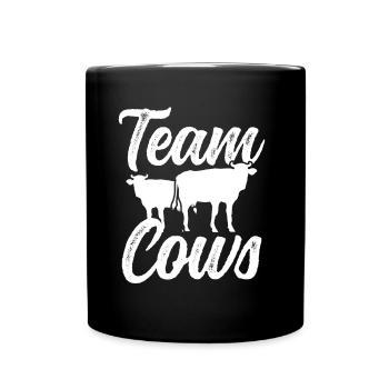 Équipe Vaches Animaux Vache Vache laitière Ferme - Mug uni - noir - Devant