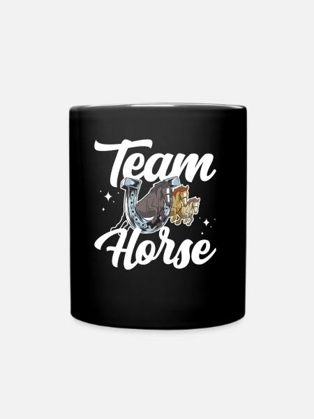 Équitation par équipe Équitation Équitation - Mug uni - noir