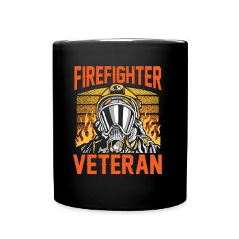 Pompier vétéran Retraite Brigade de pompiers à la retraite - Mug uni - noir - Devant