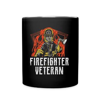 Pompier vétéran Retraite Brigade de pompiers à la retraite - Mug uni - noir - Devant
