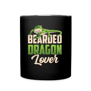 Bearded Bearded Bearded Dragon Animal - Full Colour Mug - black - Front