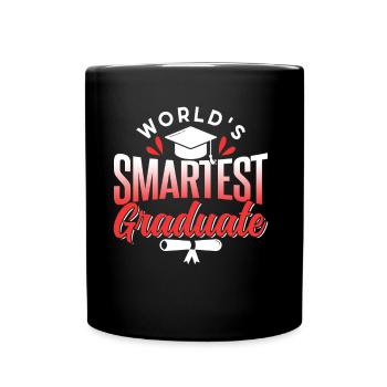 Le diplômé le plus intelligent du monde - Mug uni - noir - Devant