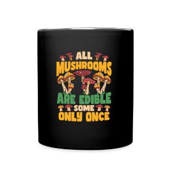 Mushroomer - Full Colour Mug - black - Front
