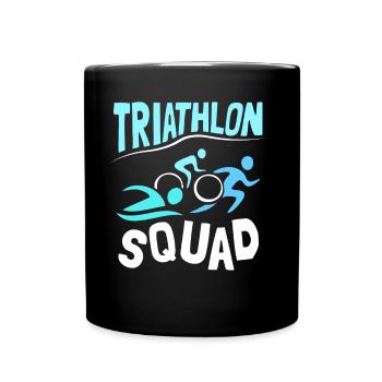 Triathlon Team Triathlons Triathlete Triathlete - Full Colour Mug - black - Front