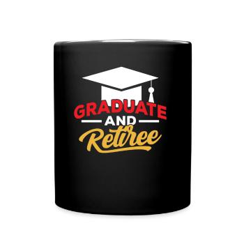 Diplômés et retraités diplômés-entreprise - Mug uni - noir - Devant