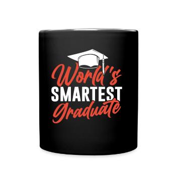 Le diplômé le plus intelligent du monde - Mug uni - noir - Devant