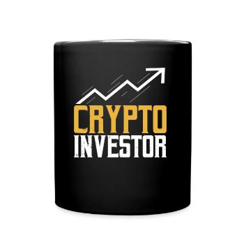Crypto Investor Crypto Invest Investors Invest - Full Colour Mug - black - Front