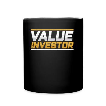 Value Investor Anleger Finanzier Investieren - Tasse einfarbig - Schwarz - Vorne