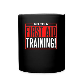 Participer à un instructeur de secourisme - Mug uni - noir - Devant