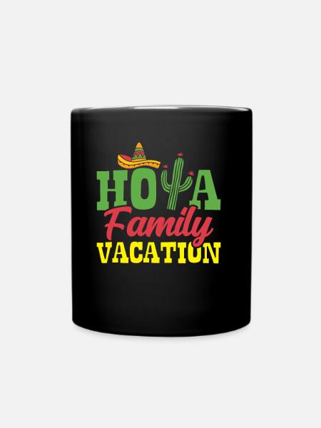 Hola Family Holiday Vacances en famille Vacances en famille - Mug uni - noir