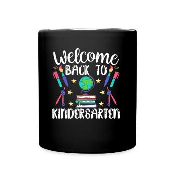 Bienvenue à la maternelle Sweet Humor Children - Mug uni - noir - Devant