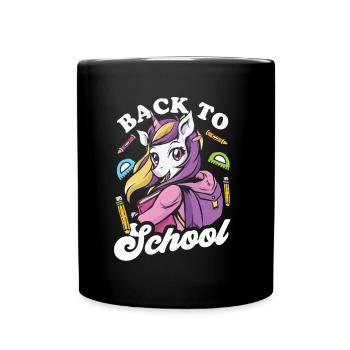 Back to School Back to School Back to School Teachers - Full Colour Mug - black - Front