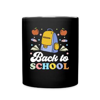 Back to School Back to School Teachers Back to School - Full Colour Mug - black - Front