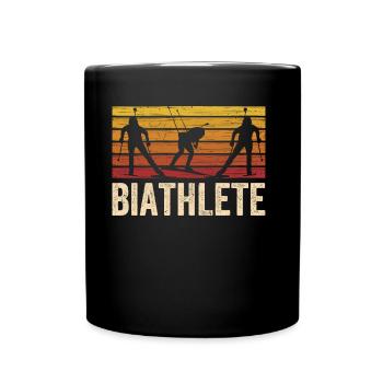 Biathlete Biathlete Biathlon Sport Biathlons - Full Colour Mug - black - Front